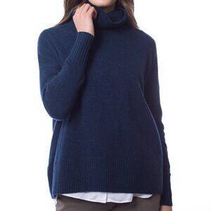 NWT! DongLi - 100% Cashmere Easy Fit Cowl Neck Sweater in Midnight - Many Sizes